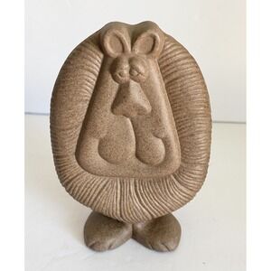 Robert Maxwell Stoneware Lion Figurine Vintage MCM Zoo Jungle Series California
